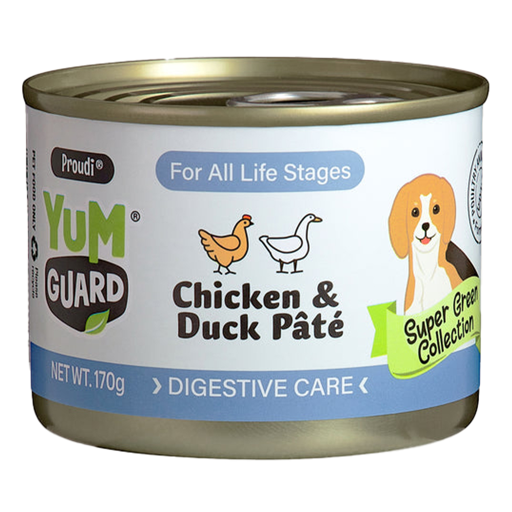 Yumguard Digestive Care Chicken & Duck Pate for All Life Stages Wet Canned Dog Food for Food Supplies